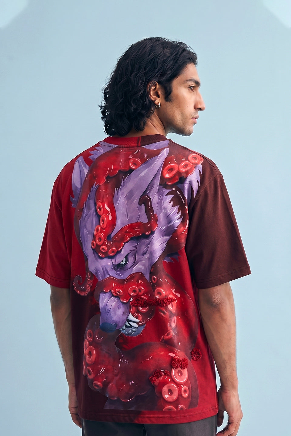 Kraken Oni Oversized Graphic T-Shirt