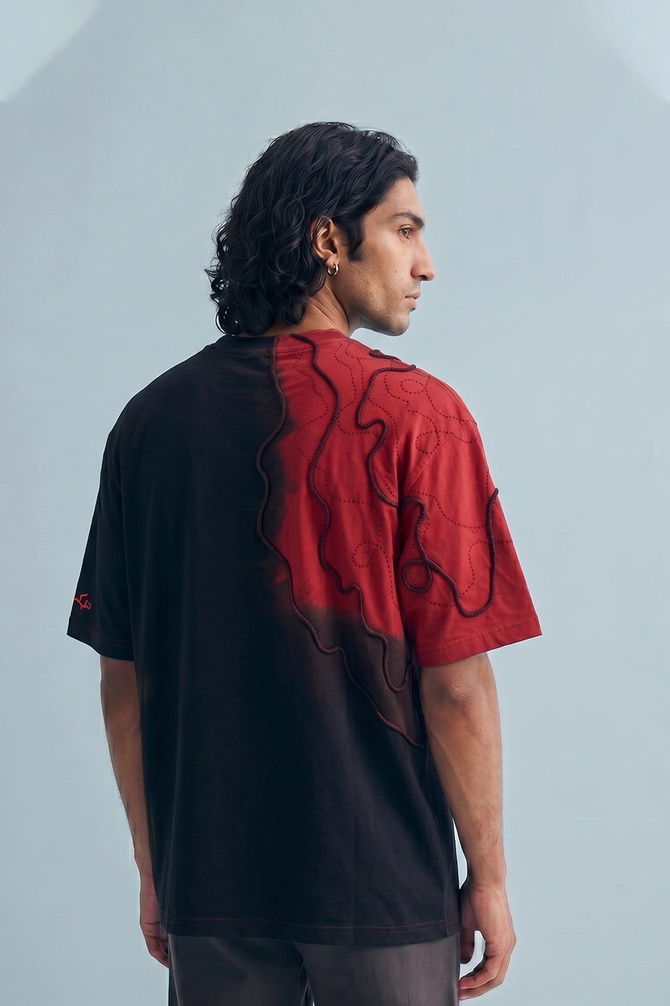 The Vein Flow Graphic T-Shirt (Black Red Edition)