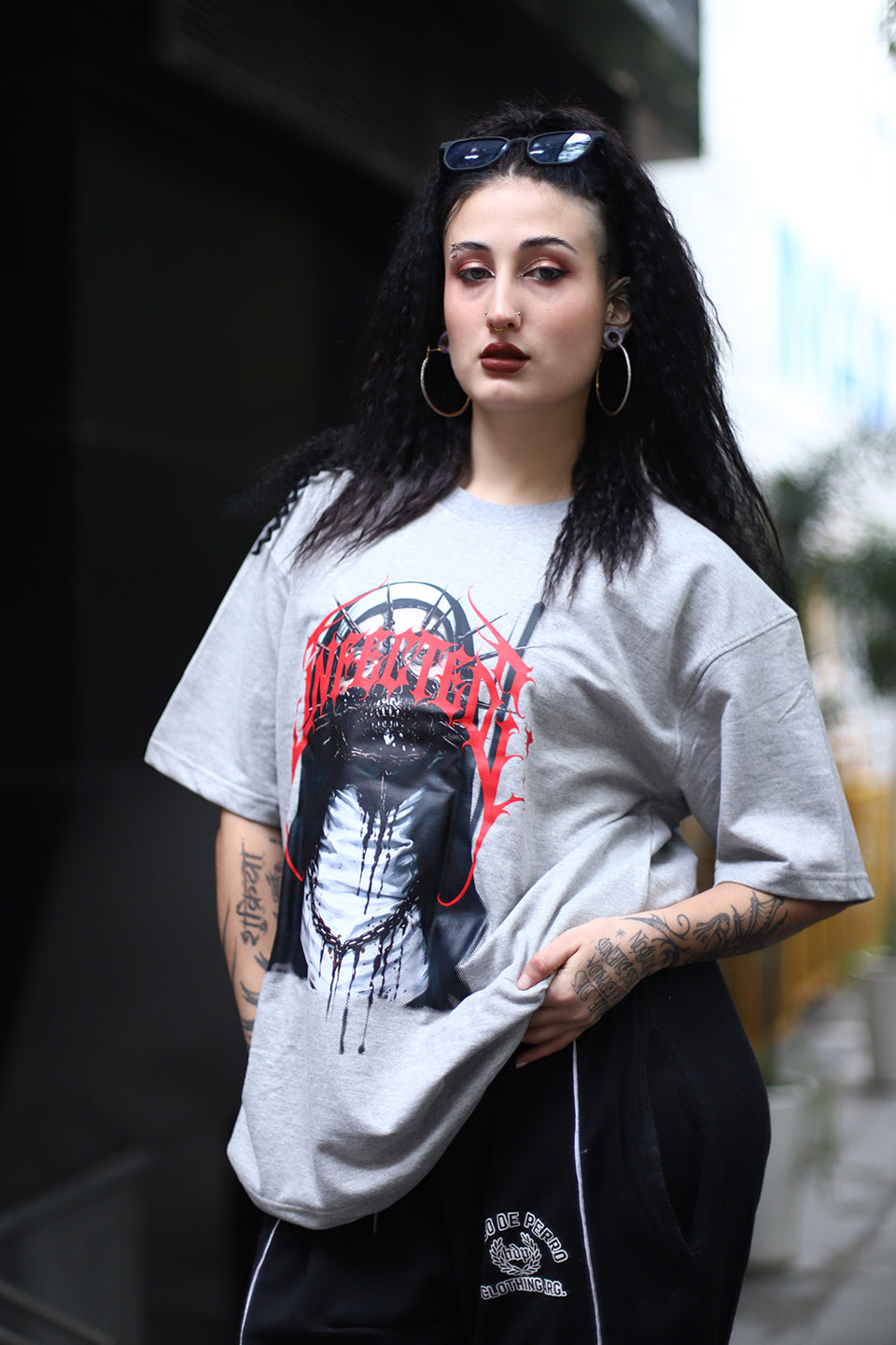 Phantom Spine Oversized Graphic T-Shirt